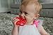 Little Standout Baby Teething + Infant Teething Toys, 100% Silicone Teether, BPA Free Chew Toys for Babies: The Natural Alternative to Baby Teething Tablets for Teething Relief - Hamsa Hand Red