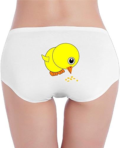 Nhuquhuan Twins Chick Little Right Ladies Low Waist Sexy Briefs M White