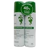 Pack 2x Klorane DRY Shampoo Sebo Regulating with Nettle 3.2 oz