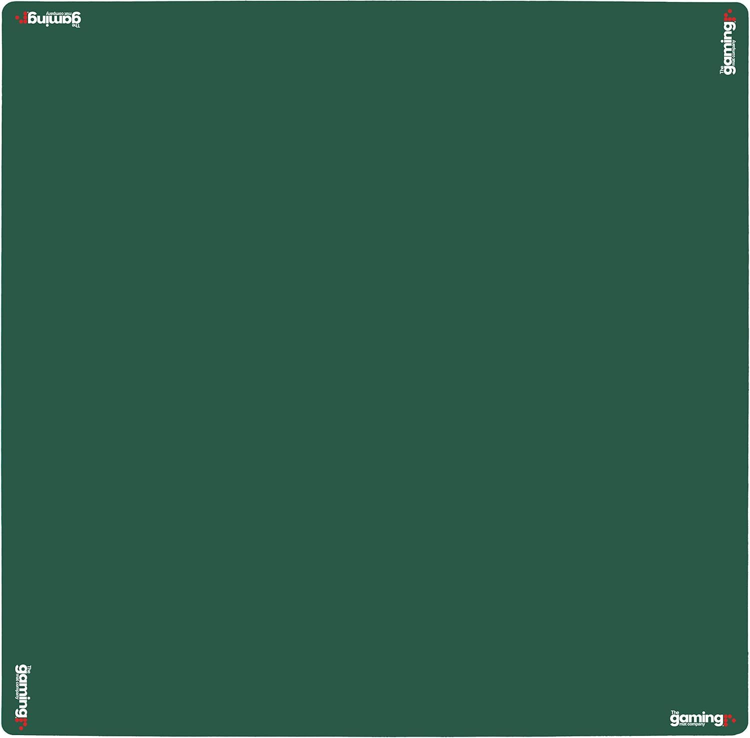 The Gaming Mat Company Mahjong Mat. 84cm x 84cm Green with Stitched Edge Premium Square Playmat for Poker, Dominoes & Bridge, Professional Mahjong Table Cover, Poker Table Top, Card Game Mat