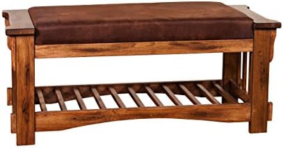 Sunny Designs Sedona Bench with Cushion Seat
