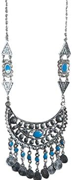 Moroccan African Artisan Crescent Moon Necklace