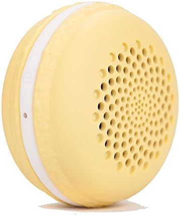 Macaron Yellow Portable Bluetooth Speaker, Compact Pocket Small Palm Size And Waterproof For Outdoor Sport Or Travel loudspeaker, Ideal Chic Music Xmas Christmas Gifts For Teenage
