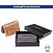 RFID Blocking Credit Card Holder Leather ID Case for Men Pabin (Brown)