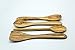 Olive Wood 5-Piece Wooden Cooking Utensil Set - Includes holder with spatula, cooking/mixing spoon, salad spoon and fork - Handcrafted in Tunisia - Unique patterns and color variations