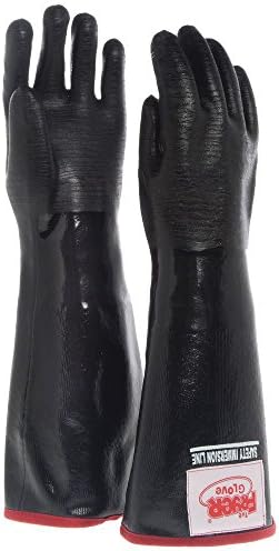 The Fryer Glove Heat Resistant Glove 26" Heavyweight Neoprene Brushed Canvas Liner