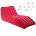Gooooolife Sex-Inflatable Sofa Chair Adult Game Sexy Furniture Love Chairs Sexual-Reports Sofas Bed for Couples,Redthumb 4