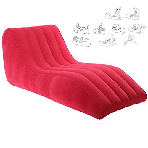 Gooooolife Sex-Inflatable Sofa Chair Adult Game Sexy Furniture Love Chairs Sexual-Reports Sofas Bed for Couples,Red