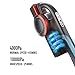 Cordless Vacuum Cleaner, 2 in 1 Stick and Handheld Vacuum Cleaner Lightweight Bagless Vacuum with 10Kpa Powerful Suction, LED Brush and Wall-Mount
