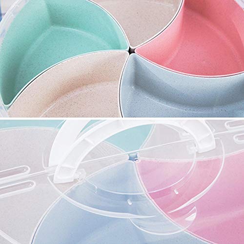 4 Creative+Multi+Function+Five+Divided+Compartment+Plastic