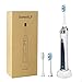 SweetLF Electric Toothbrush, Rechargeable Sonic Toothbrush with 3 Brushing Modes, Electronic Power Tooth Brush 48000 Vibrations for 60 Days and IPX7 Waterproof with Low Noise, 3 Replacement Heads