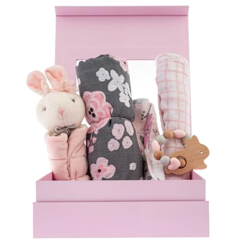 Stephen Joseph, Baby Shower Gift Set for Boys and Girls, 5-Piece Set Newborn Baby Arrival Essentials,