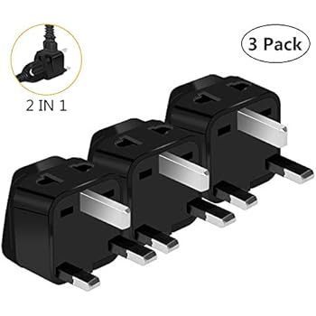 adapter power london 2 Works Type Travel in Outlets Plug  Adapter Amazon.com: UK  G United Pack for with Electrical