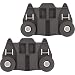 [UPGRADED] Ultra Durable W10195417 Dishwasher Track Replacement Part by Blue Stars - Exact Fit For Whirlpool & Kenmore Dishwashers - Enhanced Durability with Steel Screws - PACK OF 2 primary