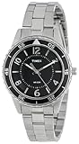 Timex Women's T2P019KW Ameritus Sport Black Dial, Stainless Steel Bracelet Watch