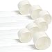 Coceca 8pcs 82ft White Crepe Paper Streamers, for Various Birthday Party Wedding Festival Party Decorations