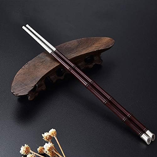 箸 サンダルウッド シルバー 中国のハイエンドギフト箸 食器 アンチスリップ 抗カビハイエンドの