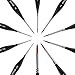 Paint Brushes Set Miniature Artist Painting Brushes for Paintings Art Acrylic, 10 Pieces