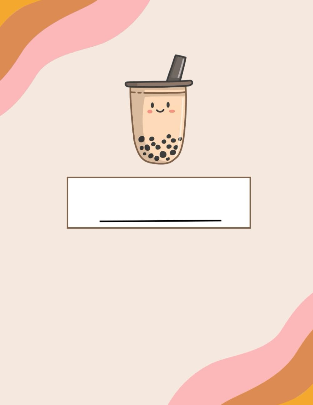 Boba 100-Page Notebook with 2024 Calendar - Stylish, Functional, and Versatile