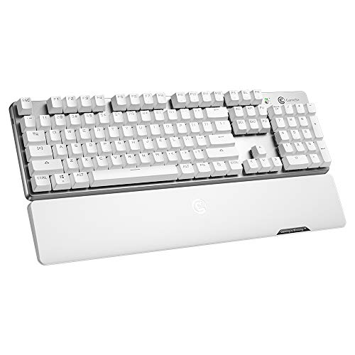 GameSir GK300 Wireless Mechanical Gaming Keyboard, 2.4GHz Bluetooth Game Keyboard, TTC Red