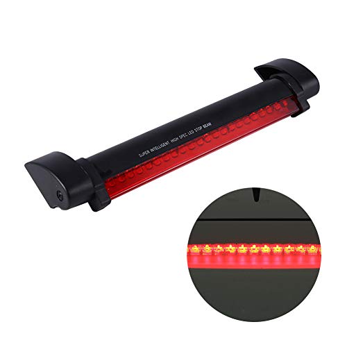 Car Anti-collision Fog Light, 12V Auto Anti-fog Parking Stop Braking Signal Indicators, Motorcycle LED Warning Light, 1 x Red 24 LED Vehicle Car Auto Stop Tail Warning Light (Strong red line)