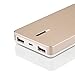 EPB 8000mAh External Battery Power Bank Portable Charger Backup Pack for iPhone, Samsung, Galaxy, Tablets and More (Gold)