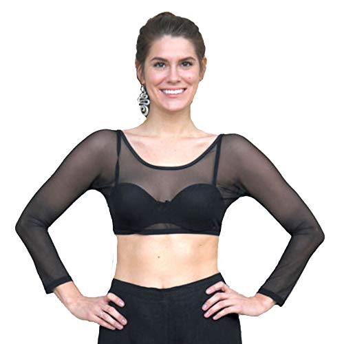 ODGear Fashion Womens Plus Size Seamless Arm Shaper Short Cropped Navel Mesh Underwear Cardigan Corset Lingerie - Thumbnail 7