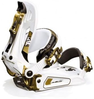 gold snowboard bindings