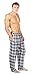 Men’s Woven Plaid PJ Pants - Pajamas in Bamboo Viscose by Texere (Hypnotique, Black/Gray, Medium) Holiday Gift for Guys MB0201-1KG-M
