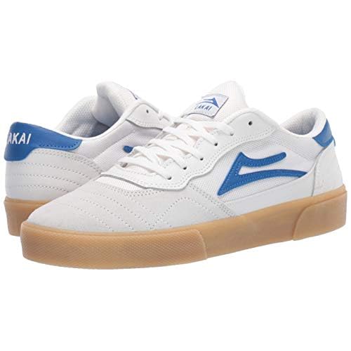 lakai cambridge white blue