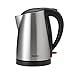 Aroma Housewares AWK-1400SB 7 Cup Stainless Steel Electric Kettle, 1.7 L, Silver
