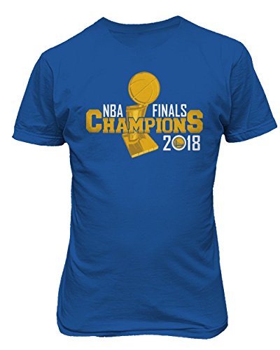 BTA Apparel New Graphic Shirt Golden State 2018 Champs Boys Girls Youth T-Shirt (Royal, Youth Small)