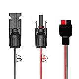 MC4 Solar To Anderson Power Pole Adapter connector Male and Famale solar panel cable connector Kits for PV,Goal Zero Yeti,Suaoki,Renogy Solar Generator Portable Powerstation