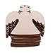Christmas Wooden Crafts Hanging Ornaments Christmas Tree Decoration Unfinished Wood Cutouts for DIY Blank Slices to Paint (10PCs Angel Style)
