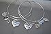 Infinity Collection Mother of the Bride & Mother of the Groom Gift Set - Mother of the Bride Bracelet & Mother of the Groom Bangle Bracelets, Wedding Party Gifts