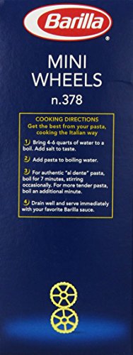 Barilla Pasta, Mini Wheels Pasta, Rotelle, One 16 Ounce Box of Small Pasta - Thumbnail 5