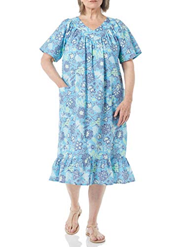 AmeriMark Casual Women's Muumuu House Dress Comfortable Flowy