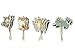 Bilipala Cute Cat Cake Cupcake Toppers Picks for Wedding Birthday Baby Shower Party Decorations, Pack of 24