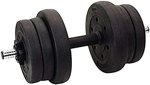 15kg Adjustable Vinyl Dumbbell Set Spinlock Free Weights Home Fitness Pack Of 2
