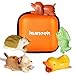 KUMEEK 5PCS Cute Animal Cable Bites Compatible for iPhone Cable Bite Cord Data Line Protector Charger Saver Cable Chewers Cable Cell Phone Accessories (Duck+Hedgehog+Dog+cat+Lizard)