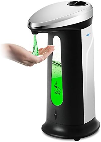PARARMITA 400ml Wall-mounted Manual Shampoo Sanitizer Liquid Soap Dispenser (Black+White)