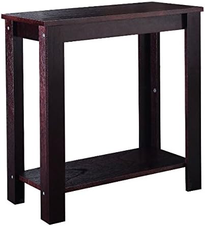 Wooden Sofa Coffee Table Espresso Living Room Furniture Chair Side End Shelf + eBook