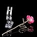 DEFAITH Real Rose 24K Gold Dipped, Forever Gifts for Her Valentine's Day Anniversary Wedding and Proposal - Pink with Stand