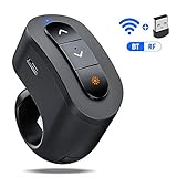 DinoFire for Bluetooth Presentation Remote Powerpint Clicker RF 2.4 GHz Dual Modes USB Wireless Presenter Presentation Pointer Slide Advancer for Mac/Keynote/PC/PPT