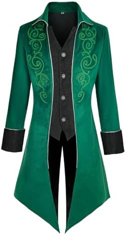 Amazon.com: pagoaxn Wizard Costume Men Oz Wizard Cosplay Green