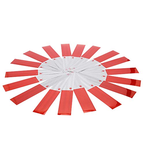 image for ANKIA Red White Micro Prismatic Sheeting Reflective Tape 2