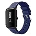 Replacement Strap for Huami Amazfit Bip Youth Watch Band Silicone Soft Wrist Band Bracelet for Xiaomi Huami Smart Watch Accessories Wirstband (Midnight Blue)