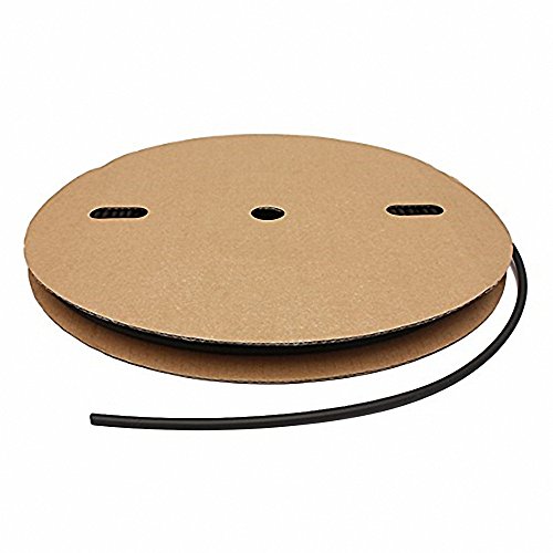 Heat Shrink Tubing Roll, ELECTRAPICK Black Polyolefin 2:1 Shrink Ratio - Electrical Wire Cable Wrap - Electric Insulated Tube Sleeve Spool (100 ft, 1/4 in. Diameter)
