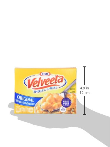 Velveeta Original Shells & Cheese (12 oz Boxes, Pack of 12)