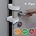 Finger Pinch Guards 4pk | Door Slam Stopper | Baby Proofing Doors Extra Thick 1.1 inch | Prevents Fingers Injuries Fit All Door gate Cling Tightly